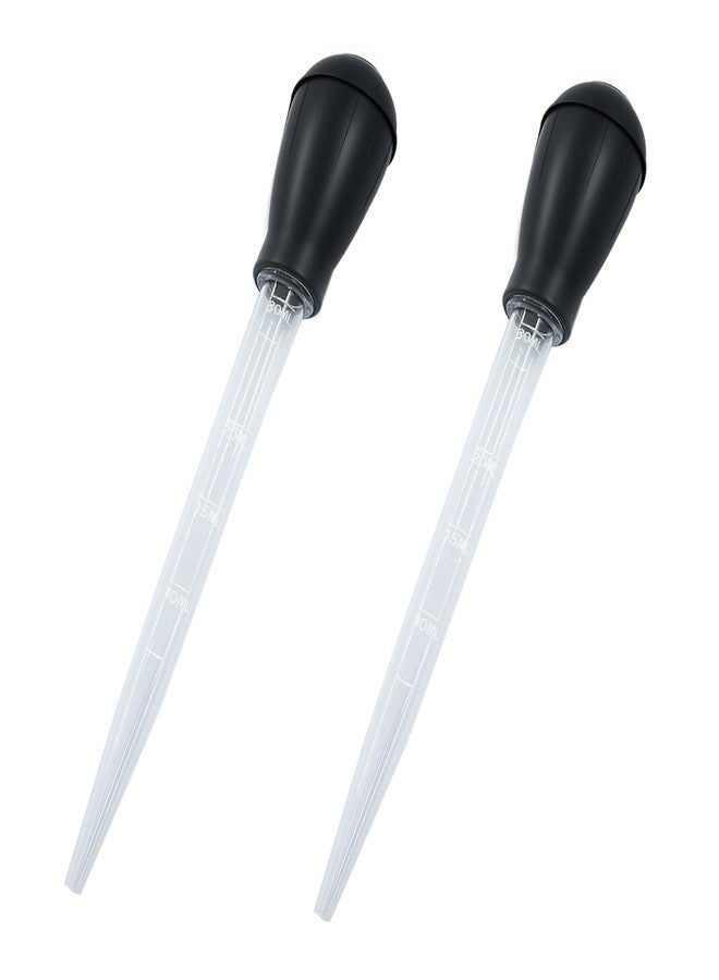 Murtenze 2 Pack Manual Fish Tank Water Changer Aquarium Dropper, Black Clean Pipette Dropper Waste Remover, Mini Gravel Cleaning Straw for Aquarium Cleaning/Aquarium Owners - Image 1